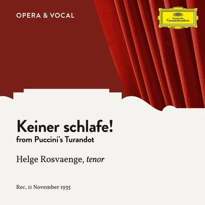 Helge RosvaengeBert BrechtThe Orchestra of the Vienna Folk OperaThe Choir of the Vienna Folk OperaAlfred JergerKurt WeillFrederick Charles AdlerRosette Anday Puccini: Keiner Schlafe!