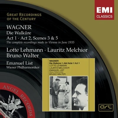 Wagner: Die Walküre Acts 1 & 2 專輯 Bruno Walter