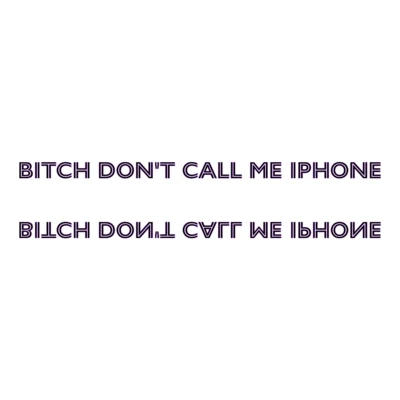 SJoK DONT CALL ME IPHONE