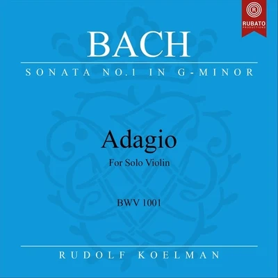 Violin Sonata No. 1 in G Minor, BWV 1001: I. Adagio 專輯 Rudolf Koelman