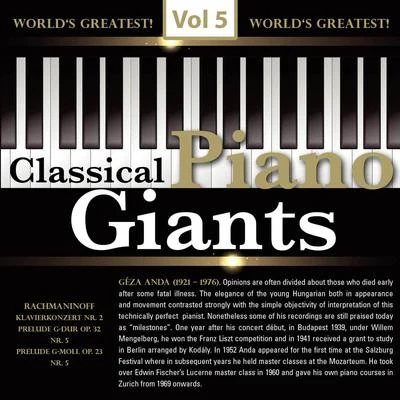 Piano Giants, Vol. 5 專輯 Géza Anda