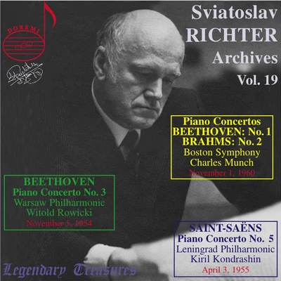 Richter Archives, Vol. 19: 1960 Boston Symphony Debut (Live) 專輯 Witold Rowicki