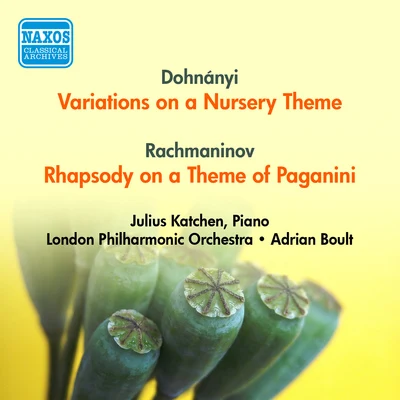 DOHNANYI, E.: Variations on a Nursery Theme RACHMANINOV, S.: Rhapsody on a Theme of Paganini (Katchen, London Philharmonic, Boult) (1954) 專輯 Julius Katchen