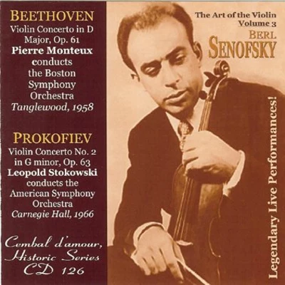 Beethoven & Prokofiev Violin Concertors 專輯 Pierre Monteux/Vienna Philharmonic/San Francisco Symphony Orchestra