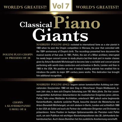 Classical - Piano Giants, Vol.7 专辑 Maurizio Pollini/Wiener Philharmoniker