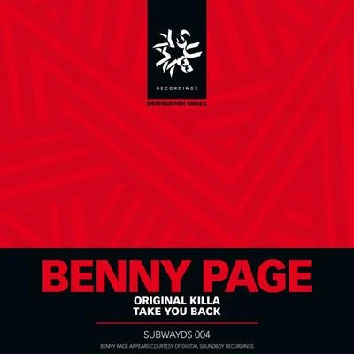 Original KillaTake You Back 專輯 Solo Banton/Benny Page