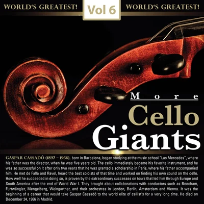 More Cello Giants, Vol. 6 專輯 Jonel Perlea/John Macurdy/Lorin Maazel/Kenneth Riegel/Beverly Sills