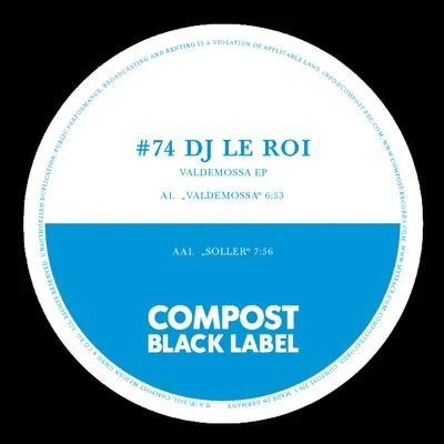 Black Label #74 - Valdemossa EP 專輯 DJ Le Roi