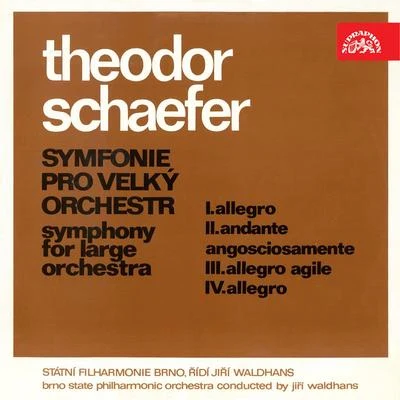 Schaefer: Symphony for Large Orchestra 專輯 Jirí Waldhans