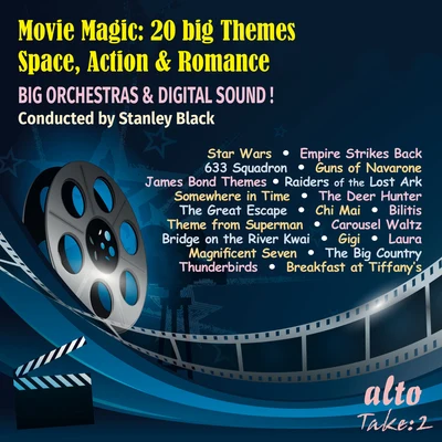 Film Music - BERNSTEIN, E.MANCINI, H.MORRICONE, E.RODGERS, R.WILLIAMS, J. (Movie Magic: 20 Big Themes Space, Action and Romance) (Black) 专辑 Stanley Black