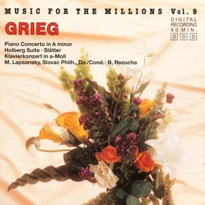 Marian LapsanskyPeter SchreierGertrud Lahusen-Oertel Music For The Millions Vol. 9 - Edvard Grieg