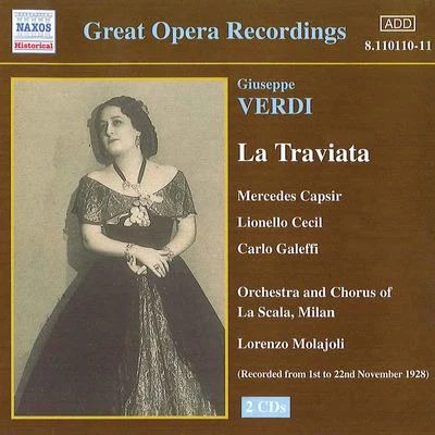 VERDI: Traviata (La) (La Scala) (1928) 专辑 Lorenzo Molajoli