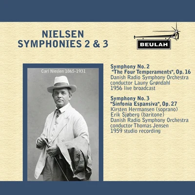 Nielsen: Symphonies No. 2 & 3 專輯 Victor Schiøler/Charles Senderovitz/Danish Radio Symphony Orchestra