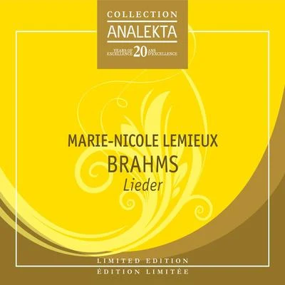 Brahms 專輯 Marie-Nicole Lemieux