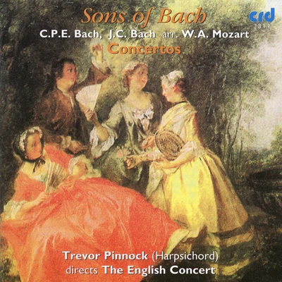 Trevor PinnockBarbara BonneyThe English Concert BACH, C.P.E.: Keyboard Concertos, Wq. 14 and 43MOZART, W.A.: Piano Concerto in D Major (Sons of Bach) (Pinnock)