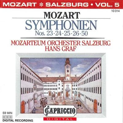 Mozart, W.A.: symphonies, Vol. 5 (Salzburg Mozart EU M orchestra, graf) - no是. 23, 24, 25, 26 安定 50 專輯 Hans Graf