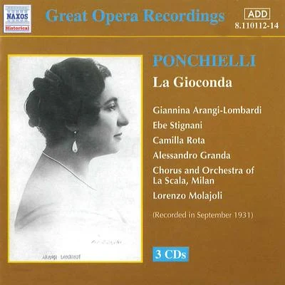 PONCHIELLI: Gioconda (La) (La Scala) (1931) 专辑 Lorenzo Molajoli