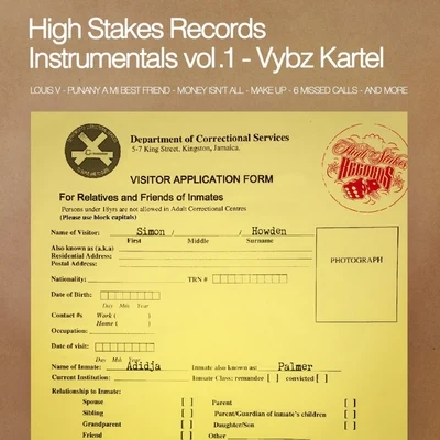 Vybz Kartel High Stakes Records Instrumentals, Vol. 1