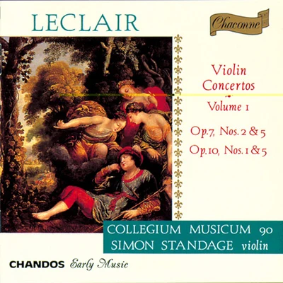 Simon StandageCatherine Weiss LECLAIR: Violin Concertos, Vol. 1