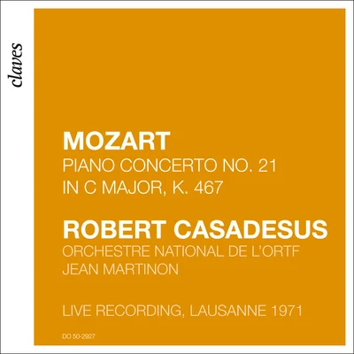 Orchestre National de lORTF Mozart: Piano Concerto No. 21 in C Major, K. 467 (Live recording, Lausanne 1971)