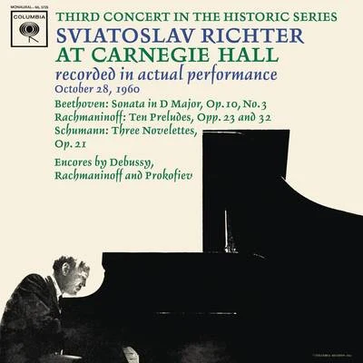 Sviatoslav Richter Recital -Live at Carnegie Hall, October 28, 1960 專輯 Sviatoslav Richter