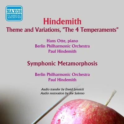 Paul Hindemith HINDEMITH, P.: Theme and Variations, "The 4 Temperaments"Symphonic Metamorphosis (Berlin Philharmonic, Hindemith) (1955)