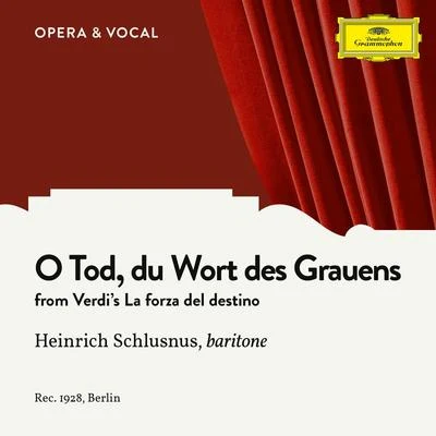 Verdi: La forza del destino: O Tod, du Wort des Grauens (Sung in German) 专辑 Fritz Zaun/Staatskapelle Berlin/Wilhelm Backhaus