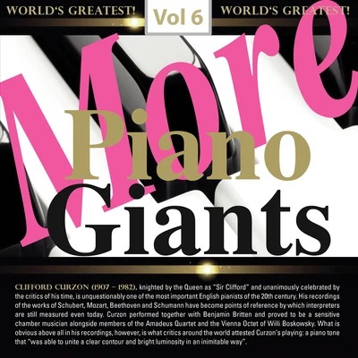 More Piano Giants: Clifford Curzon, Vol. 6 專輯 Clifford Curzon/Vienna Philharmonic/Hans Knappertsbusch