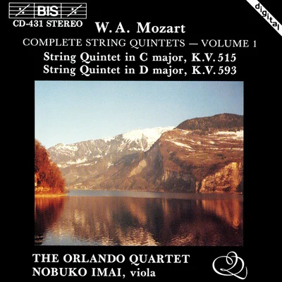 Nobuko Imai MOZART: Complete String Quintets, Vol. 1