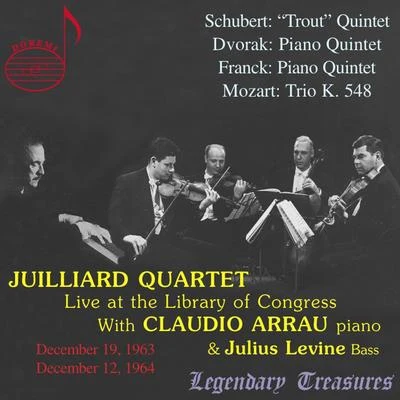 Claus AdamRobert MannWolfgang Amadeus MozartLeonard BernsteinRaphael Hillyer Juilliard Quartet, Vol. 1: Live at Library of Congress with Claudio Arrau