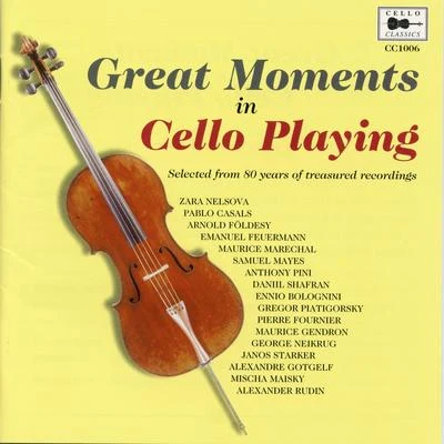 Great Moments in Cello Playing 專輯 Ennio Bolognini