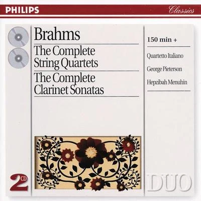 Brahms: the complete string quartets clarinet sonatas (2 CDs) 專輯 Quartetto Italiano