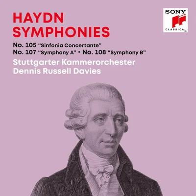 Dennis Russell DaviesLou HarrisonOrchestra of St. Luke'sBrooklyn Philharmonic, Dennis Russell Davies Haydn: SymphoniesSinfonien Nos. 105 "Sinfonia Concertante", 107 "Symphony A", 108 "Symphony B"