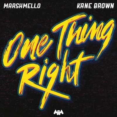 One Thing Right 專輯 Kane Brown