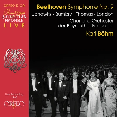 Gundula JanowitzKarl BohmOrchester der Deutschen Oper Berlin BEETHOVEN, L. van: Symphony No. 9, "Choral" (Janowitz, Bumbry, Thomas, G. London, Bayreuth Festival Chorus and Orchestra, Böhm) (1963)