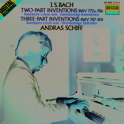 András Schiff Bach, J.S.: Two and Three Part Inventions