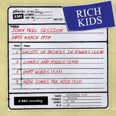 Rich Kids John Peel Session [20 March 1978]