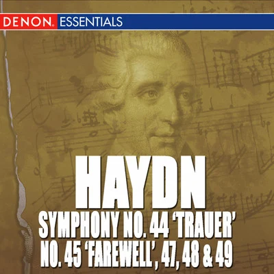 Haydn: Symphony Nos. 44 "Trauer", 45 "Farewell", 47, 48 & 49 專輯 Joshua Pierce/RTV Symphony Orchestra Of Slovenia/Stane Demsar/Anton Nanut