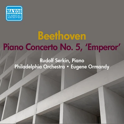 BEETHOVEN: Piano Concerto No. 5 (Serkin) (1950) 專輯 Rudolf Serkin