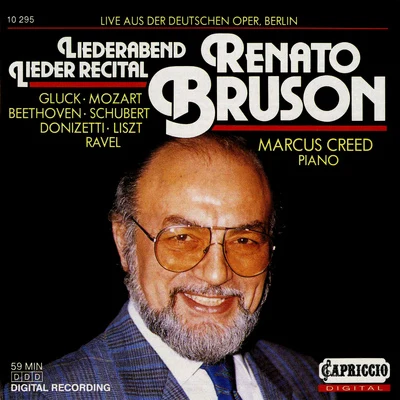 Vocal Recital: Bruson, Renato - BEETHOVEN, L. vanMOZART, W.A.GLUCK, C.W.SCARLATTI, A.SCHUBERT, F.DONIZETTI, G. (Liederabend) 專輯 Renato Bruson/Rias-Sinfonietta Berlin/Roberto Paternostro/Alessandro Parisotti