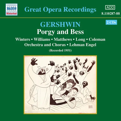 GERSHWIN: Porgy and Bess (Winters, Williams, Long) (1951) 專輯 Lehman Engel/Warren Galjour/Original Broadway Cast Chorus/Original Broadway Cast Orchestra/Edith Adams