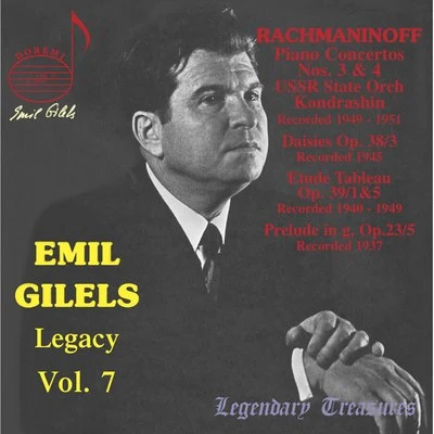 Emil Gilels Legacy, Vol. 7: Rachmaninoff 专辑 USSR State Orchestra