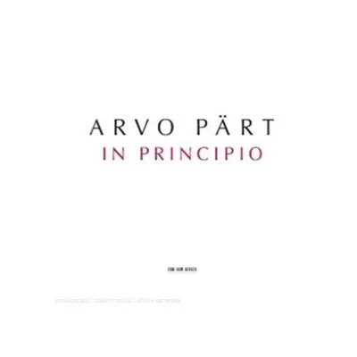 Arvo PärtGoeyvaerts String Trio In Principio