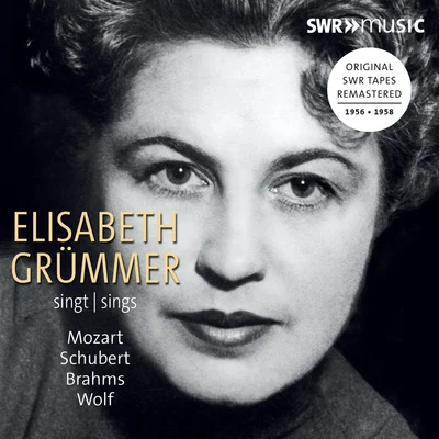 Elisabeth GrümmerWiener PhilharmonikerFerenc Fricsay Vocal Recital (Soprano): Grummer, Elisabeth - MOZART, W.A.SCHUBERT, F.BRAHMS, J.WOLF, H.