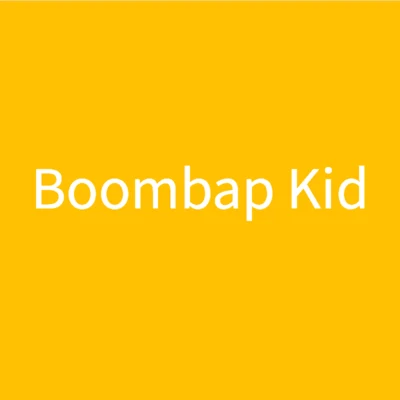 Boombap Kid 專輯 yellow丶groove黃治傑