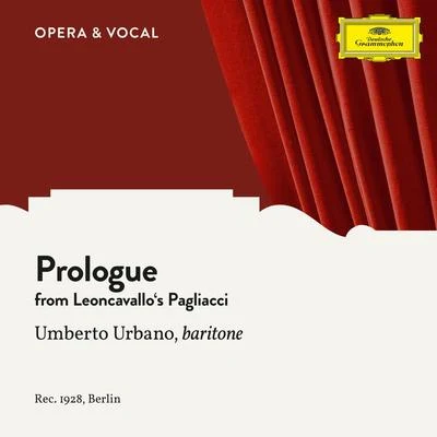 Leoncavallo: Pagliacci: Prologue 专辑 Fritz Zaun/Staatskapelle Berlin/Wilhelm Backhaus