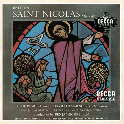 Sir Peter PearsBenjamin Britten Britten: St.Nicolas, Op.42