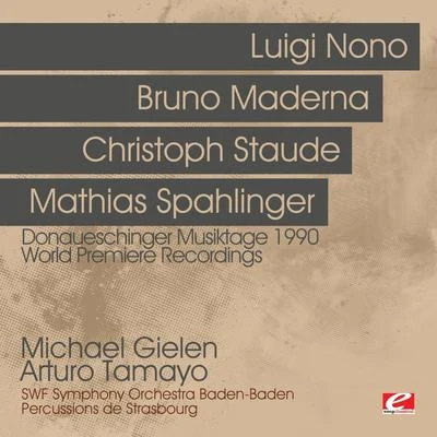 Michael GielenSWR Sinfonieorchester Baden-Baden und Freiburg Donaueschinger Musiktage 1990 - World Premiere Recordings (Digitally Remastered)