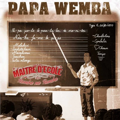 Papa Wemba Maître d&#x27;école