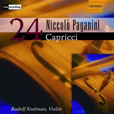 PAGANINI: 24 Caprices, Op. 1 專輯 Rudolf Koelman